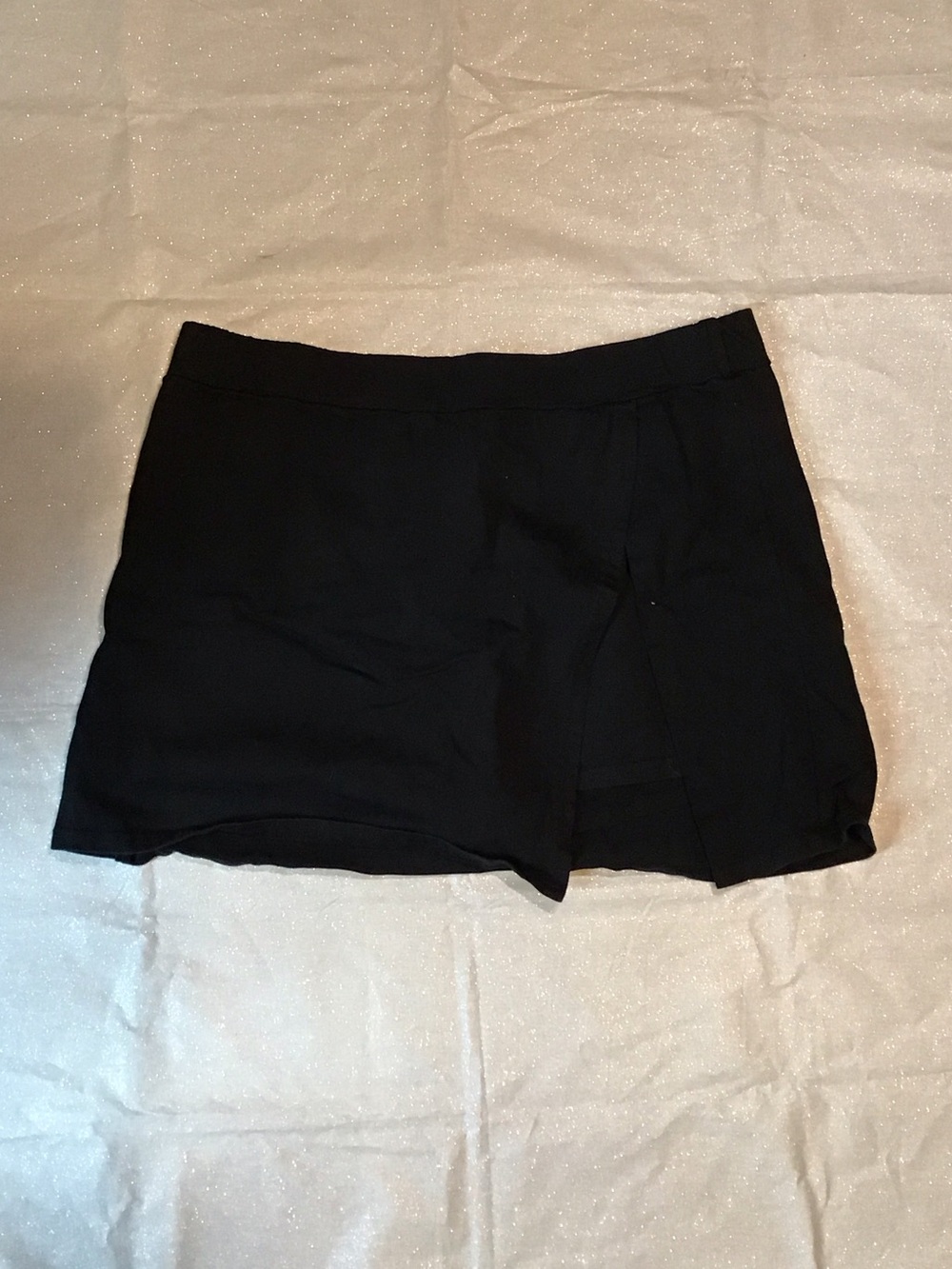 Source Unknown Black Women's Skort with Front Panel